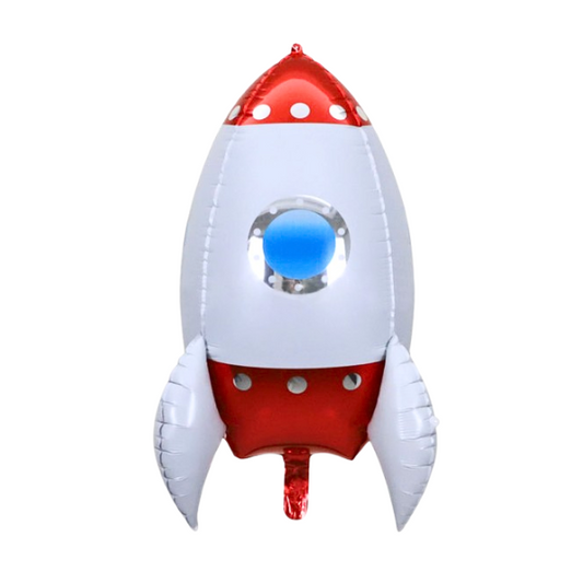 4D Space Rocket with See Through Porthole 27"