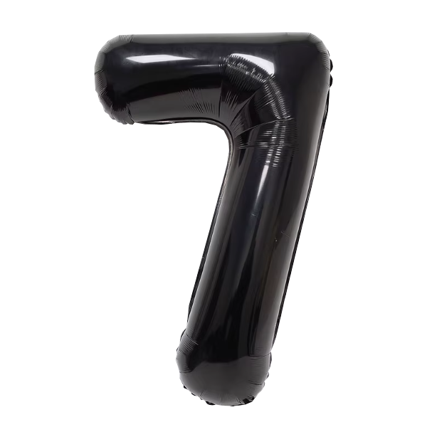 Numbers Black 40"