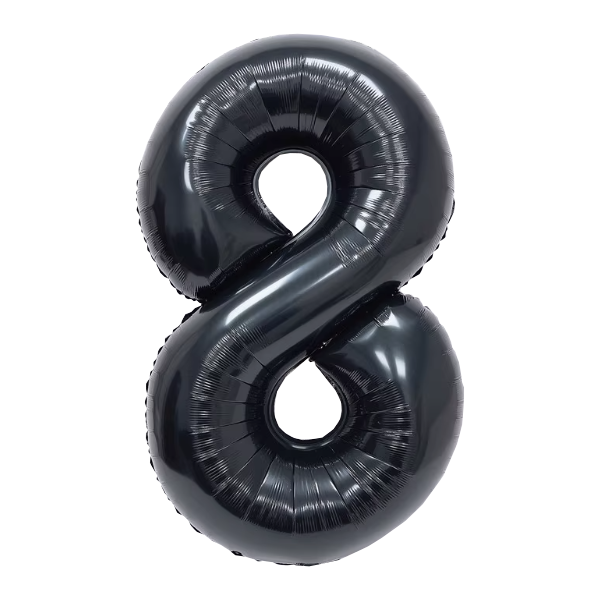 Numbers Black 40"