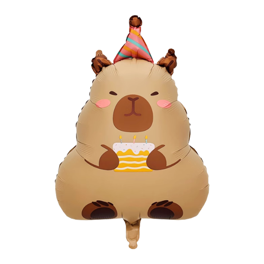 Cartoon Capybara Birthday Cake 27"
