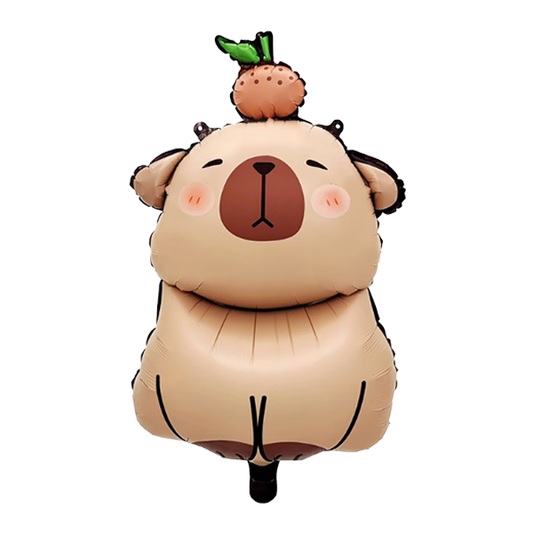 Cartoon Capybara Orange 31"