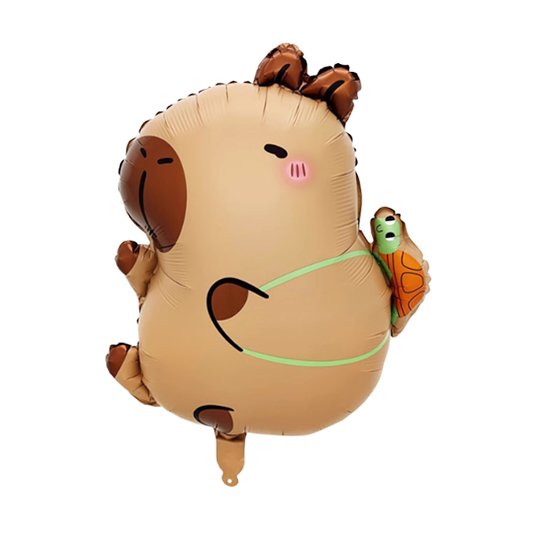 Cartoon Capybara Turtle Backpack 25"