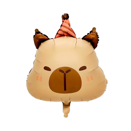 Cartoon Capybara Birthday Hat 24"