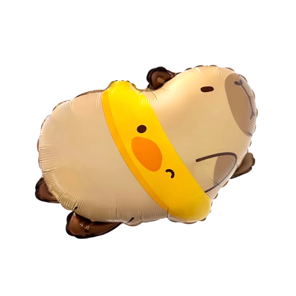 Cartoon Capybara Floatie 22"