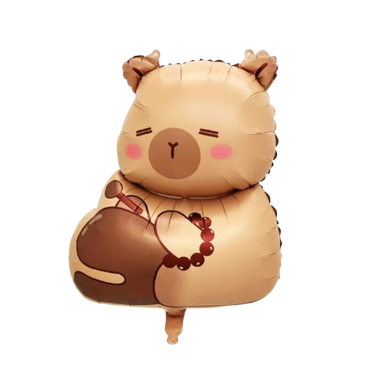 Cartoon Capybara Wooden Fish 28"