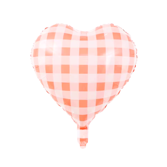Checkered Heart 18"