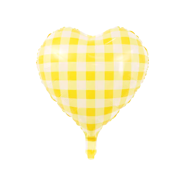 Checkered Heart 18"