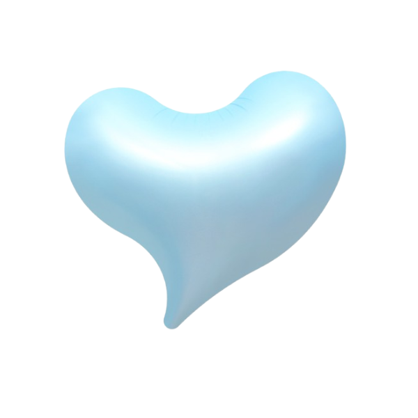 Curved Heart 18"