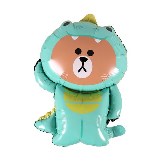 Cartoon Line Friends Brown Bear Dinosaur 30"