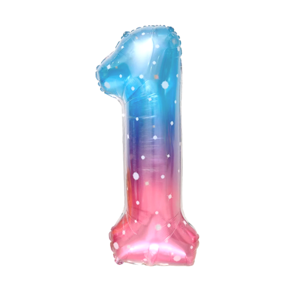 Numbers Jelly Gradient Sky 40"