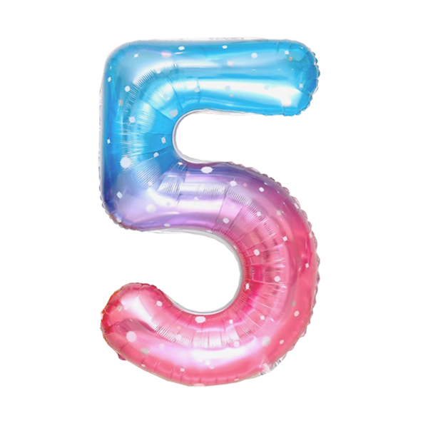 Numbers Jelly Gradient Sky 40"