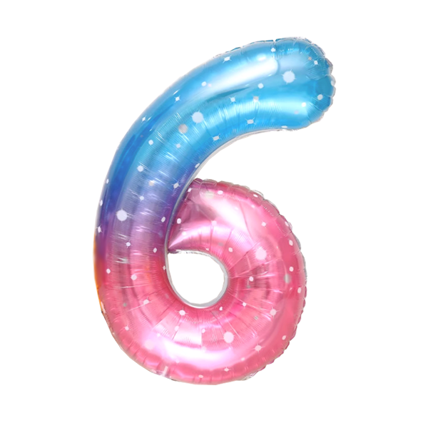 Numbers Jelly Gradient Sky 40"