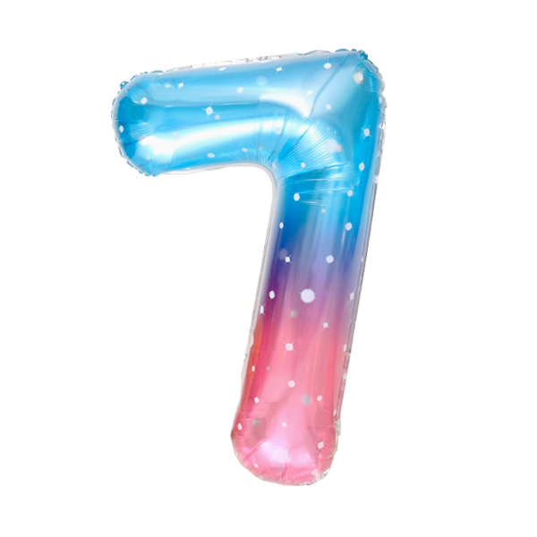 Numbers Jelly Gradient Sky 40"