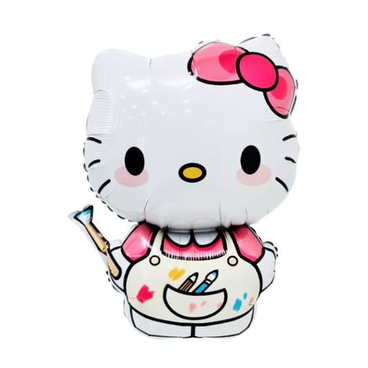 Carton Sanrio Hello Kitty Abstract Artist 28"