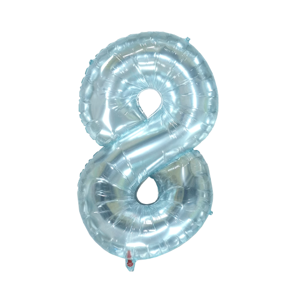 Numbers Jelly Blue 40"