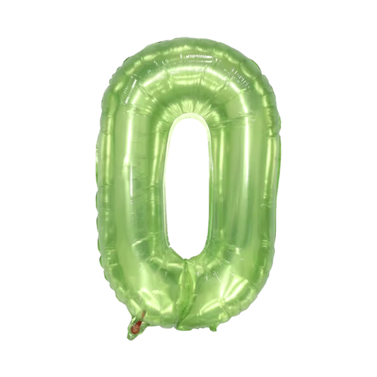 Numbers Jelly Green 40"