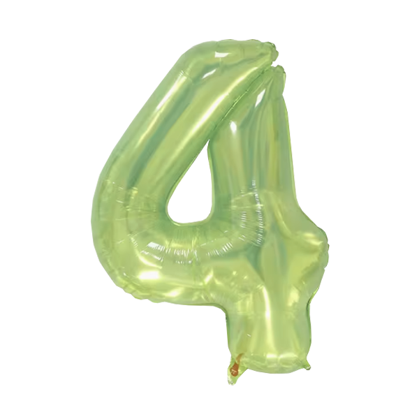 Numbers Jelly Green 40"