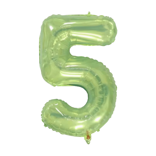 Numbers Jelly Green 40"