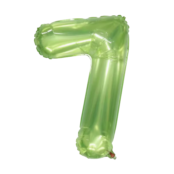 Numbers Jelly Green 40"