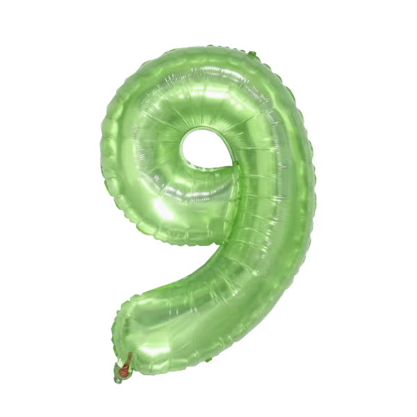 Numbers Jelly Green 40"