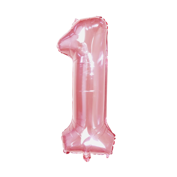 Numbers Jelly Pink 40"