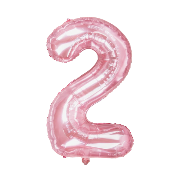 Numbers Jelly Pink 40"