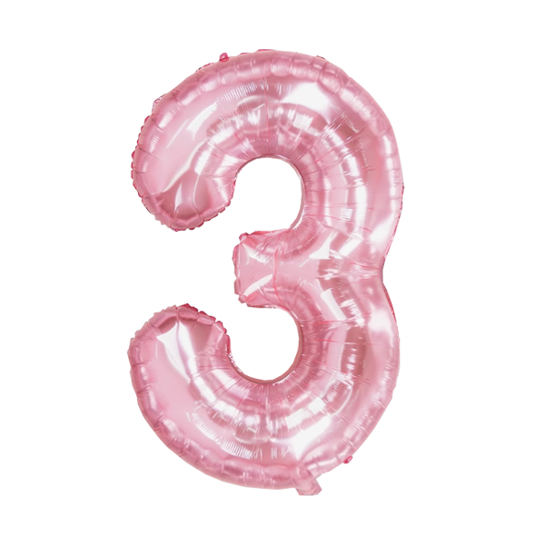 Numbers Jelly Pink 40"