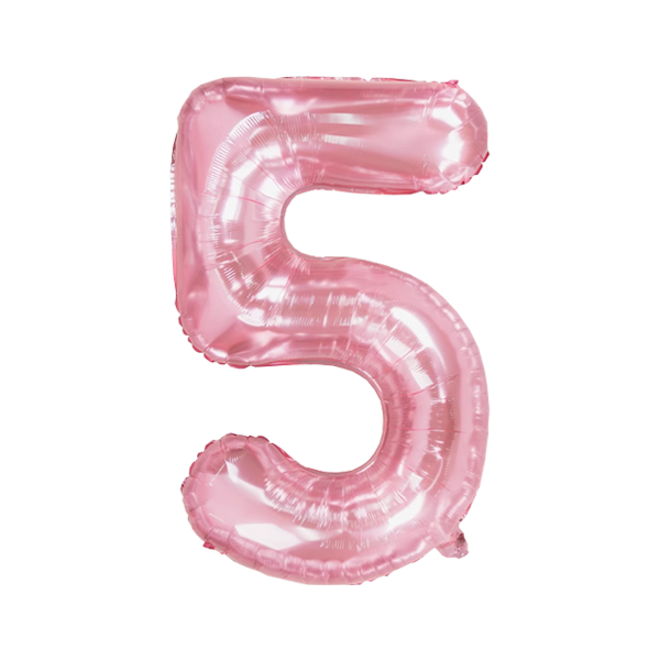 Numbers Jelly Pink 40"