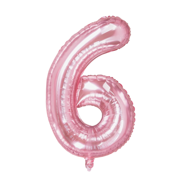 Numbers Jelly Pink 40"