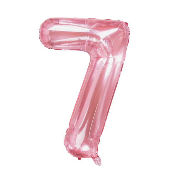 Numbers Jelly Pink 40"
