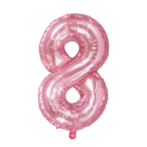 Numbers Jelly Pink 40"