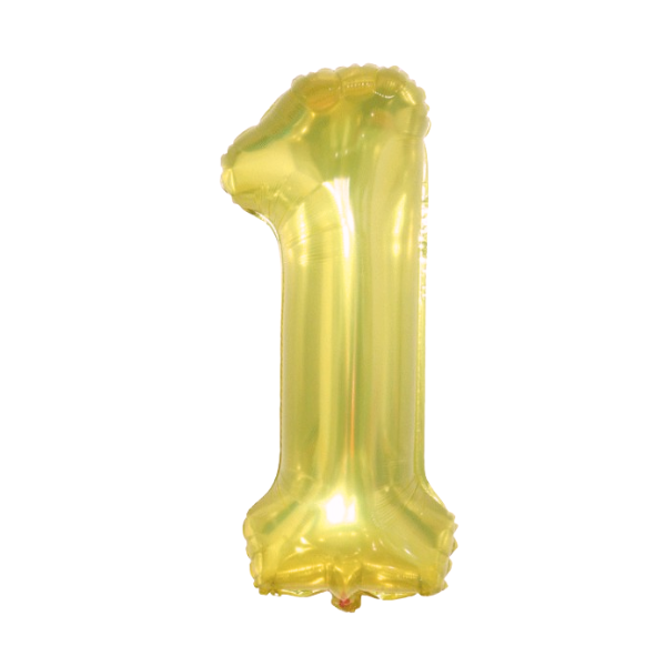 Numbers Jelly Yellow 40"