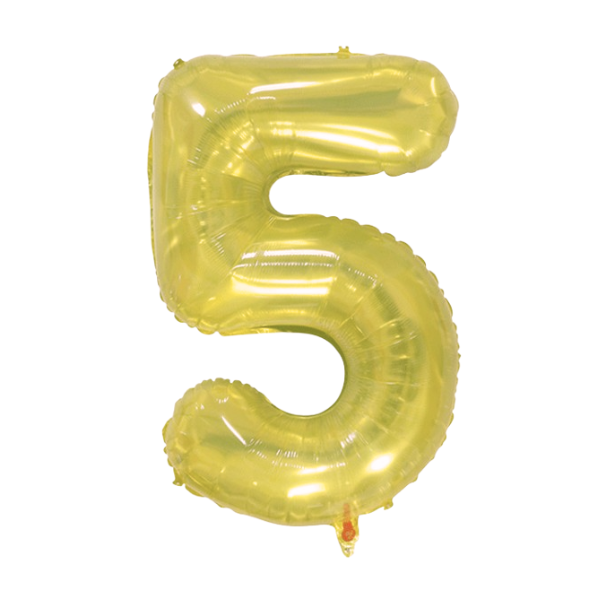 Numbers Jelly Yellow 40"