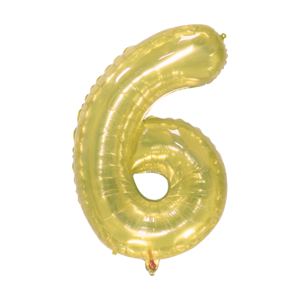 Numbers Jelly Yellow 40"
