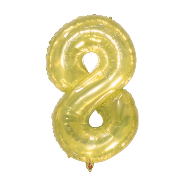 Numbers Jelly Yellow 40"