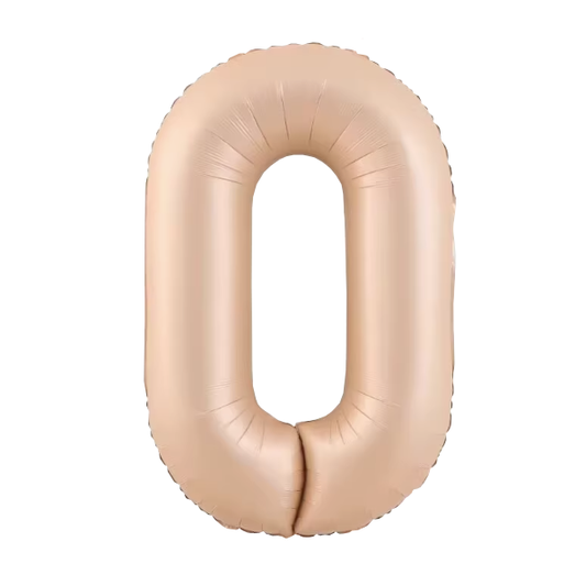 Numbers Pastel Caramel 40"