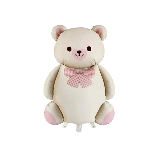 Pastel Bow Tie Bear 35"