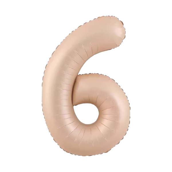 Numbers Pastel Caramel 40"