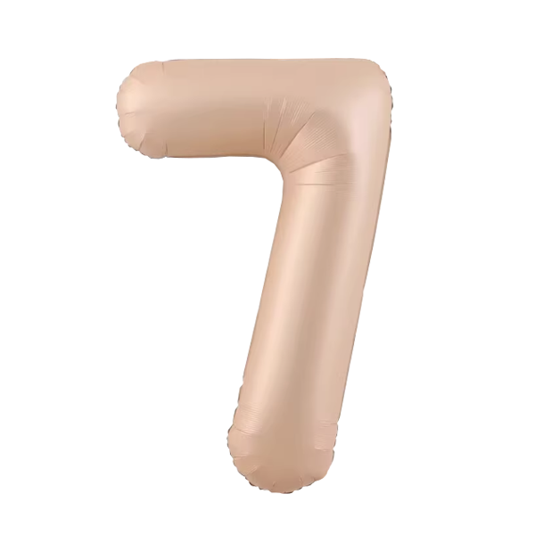 Numbers Pastel Caramel 40"