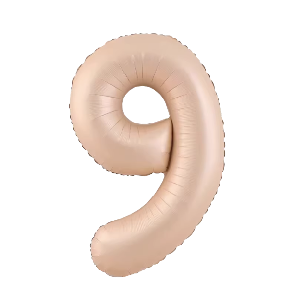Numbers Pastel Caramel 40"