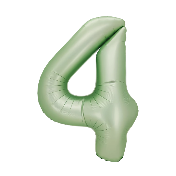 Numbers Pastel Green 40"