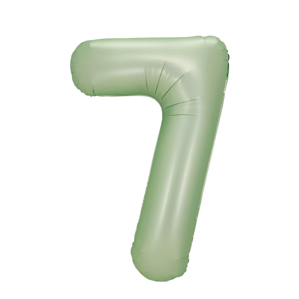 Numbers Pastel Green 40"