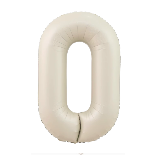 Numbers Pastel Cream 40"