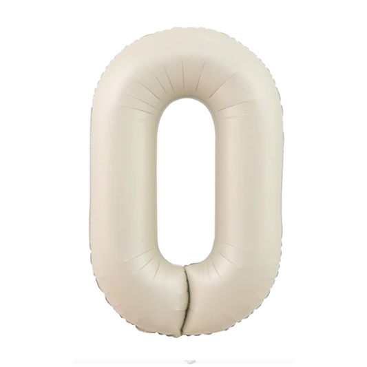 Numbers Pastel Cream 40"