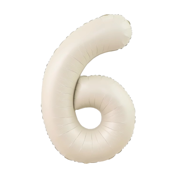 Numbers Pastel Cream 40"