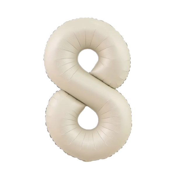 Numbers Pastel Cream 40"
