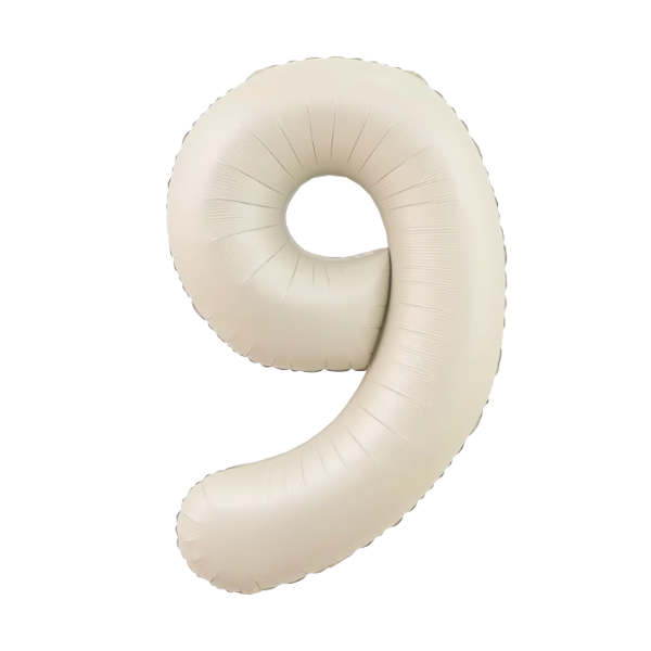 Numbers Pastel Cream 40"
