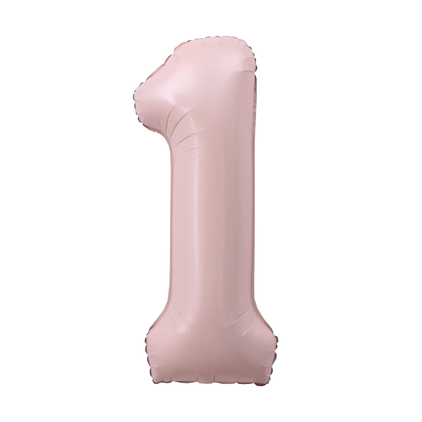 Numbers Pastel Pink 40"