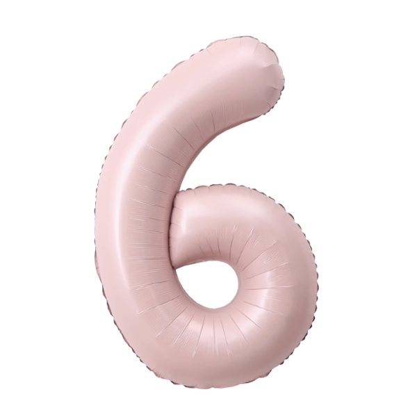 Numbers Pastel Pink 40"
