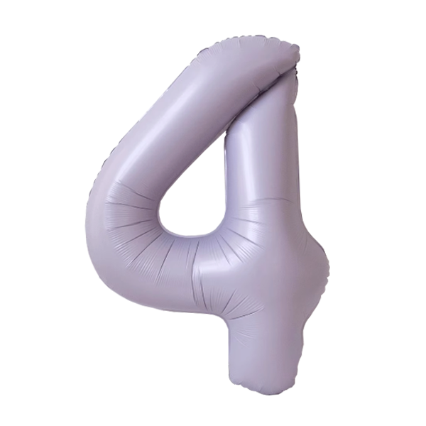 Numbers Pastel Purple 40"